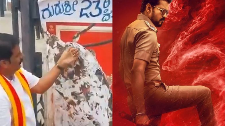 Entertainment News | Mandya: Protest Halts Vijay's 'Jana Nayagan' Screening at Gurushree Theatre over Cauvery Water Issue