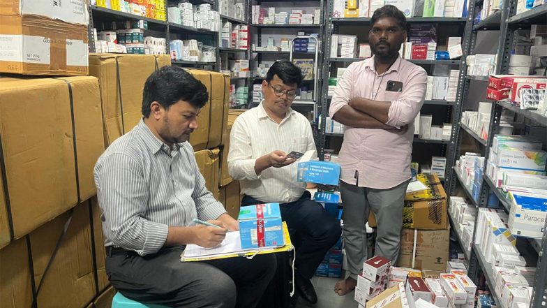 India News | Telangana Drugs Control Admin Seizes 113 Illegal Abortion Kits Worth Rs 47,672 in Wholesale Medical Shop Raid