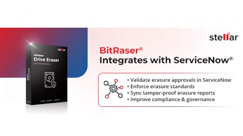 Business News | BitRaser Integrates with ServiceNow® to Automate Secure Data Sanitisation of IT Assets