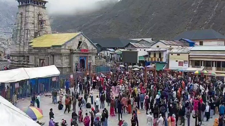 India News | Kedarnath Yatra Halted After Landslide Blocks Gaurikund Trekking Route Amid Heavy Rainfall