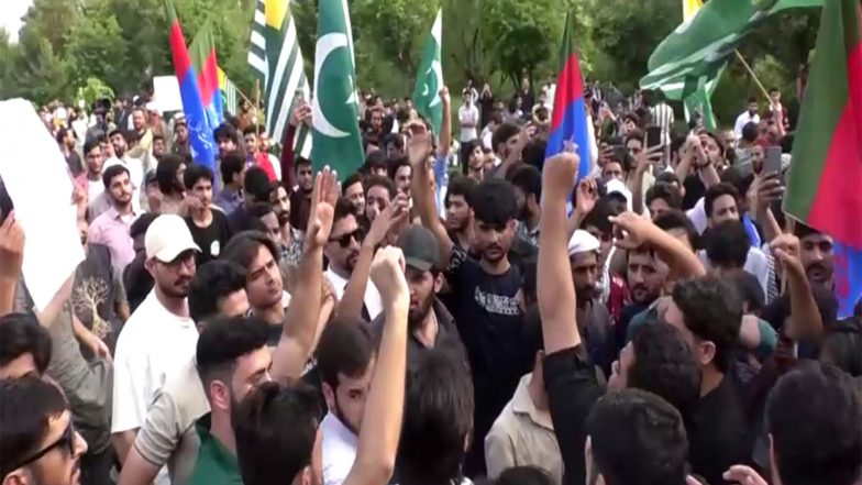 World News | Islamabad Students Hold Protest, Raise Concerns over PoJK Unrest