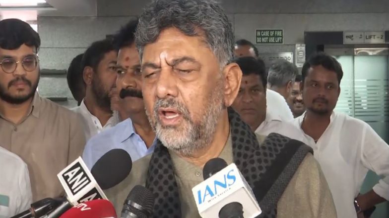 India News | Karnataka CM DK Shivakumar Calls All-party Meeting on Aug 2 over Cauvery Water Dispute