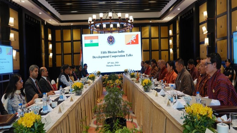 World News | Foreign Secretary Vikram Misri Meets Bhutanese Counterpart in Thimphu, Reviews India-backed Development Projects