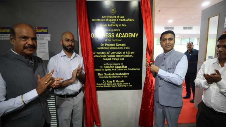 Sports News | CM Pramod Sawant Launches Goa Chess Academy