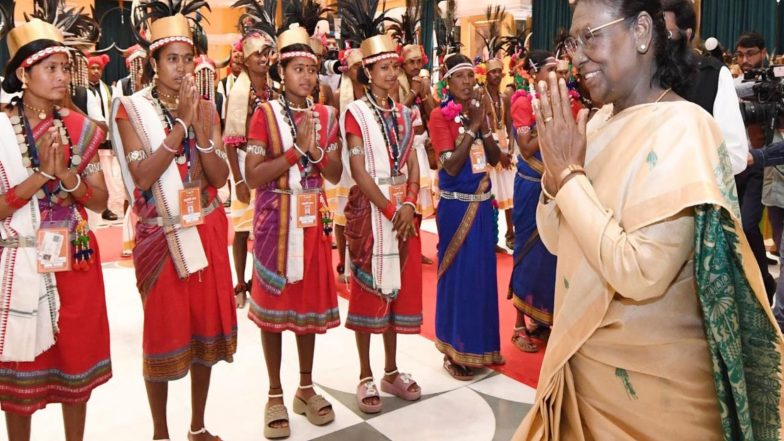 India News | President Murmu Says 'Bastar Pandum' Strengthens Tribal Identity, Hails Bastar's Development Transformation