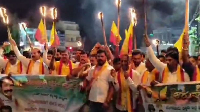 India News | Karnataka Rakshana Vedike Protests CWRC Order Directing Release of Cauvery Water to Tamil Nadu