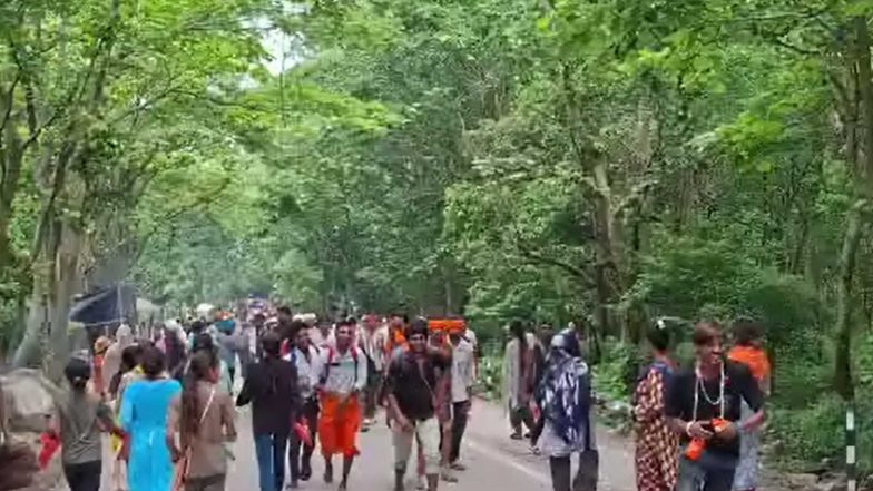 Entertainment News | Kanwar Yatra: Devotees Throng Neelkanth Mahadev Temple During Shravan, Share Stories of Faith and Devotion
