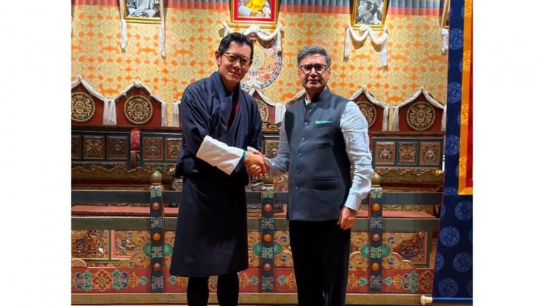 World News | India, Bhutan Review Development Cooperation Under 13th 5-year Plan; 12 New Projects Worth Rs 332 Crore Approved