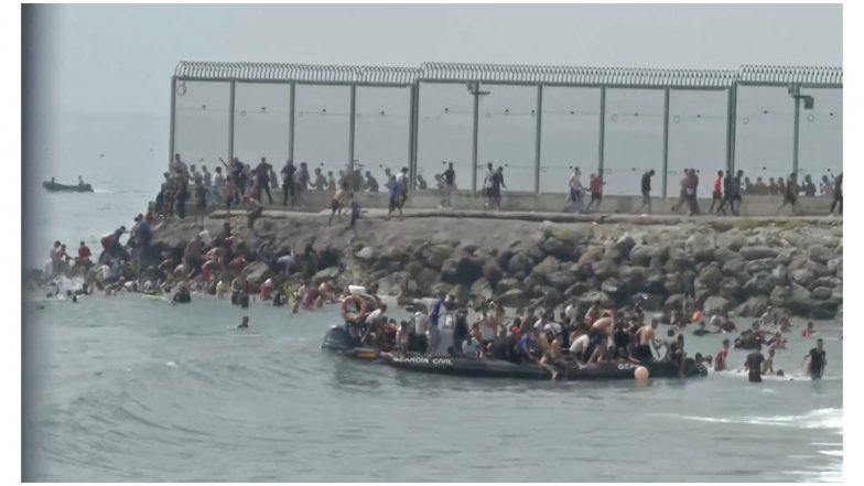 World News | Spain to Deploy Military to Ceuta Border After Massive Migrant Influx Leaves Nine Dead