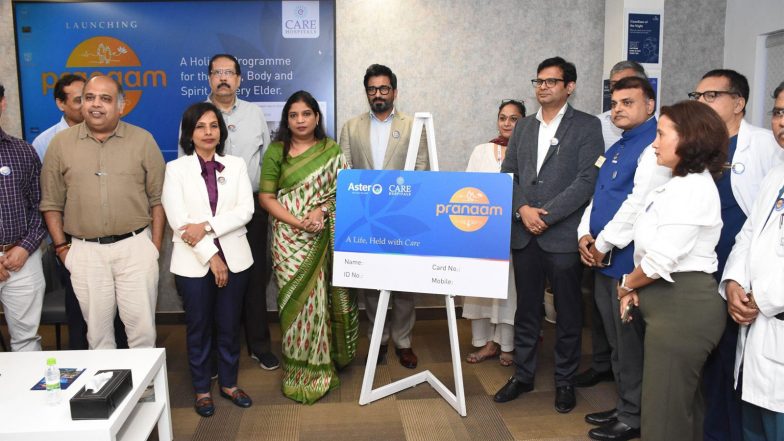 Business News | Aster Hospitals and CARE Hospitals Launch 'Pranaam' to Redefine Elder Care