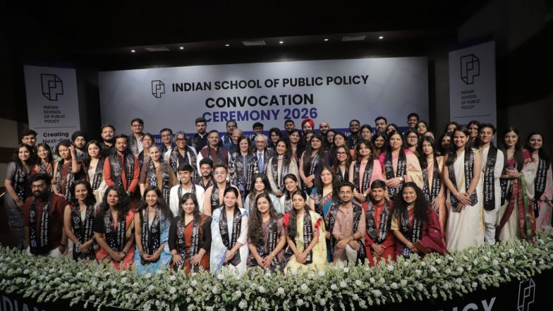 Business News | Indian School of Public Policy Celebrates the Graduation of the PDM Class of 2026 at Its Convocation Ceremony