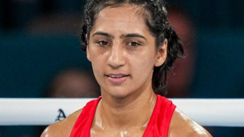 Sports News | CWG 2026: Preeti Pawar Defeats Zambia's Catherine Mwape, Storms into Women's 54kg Boxing Final