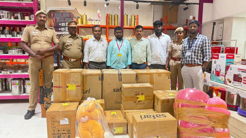 India News | Tamil Nadu: BIS Seizes Non-ISI Mark Products Worth over Rs 5 Lakh from Trichy Shopping Mall