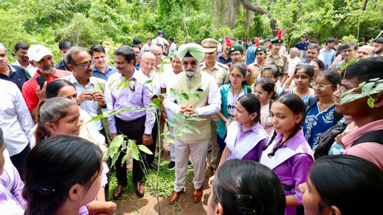 India News | Delhi LG Sandhu Leads DDA's Mega Plantation Drive, Calls for Sustained Youth-led Green Movement