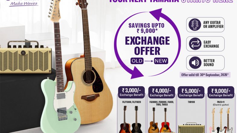 Business News | Yamaha Music India Announces Exciting Exchange Offer on Premium Acoustic Guitars, Electric Guitars and THR Amplifiers