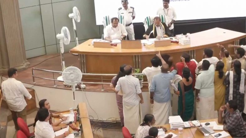 India News | Keralam: BJP Cites UDF Govt's Circular to Secure 6-month Leave for Councillor Sugathan Jailed Under KAAPA