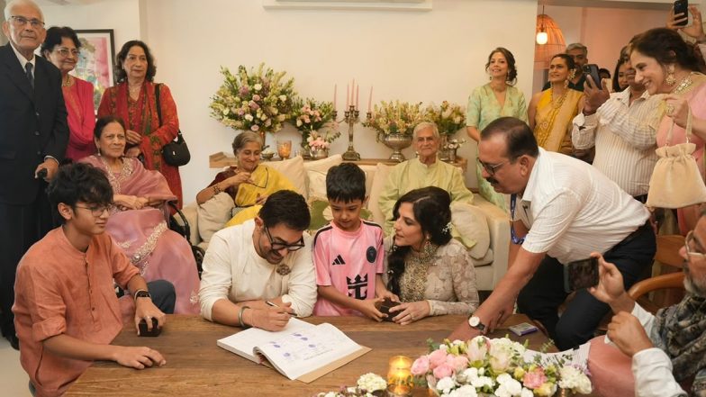 Aamir Khan Marries Gauri Spratt in Intimate Mumbai Ceremony Attended by Family, Close Friends