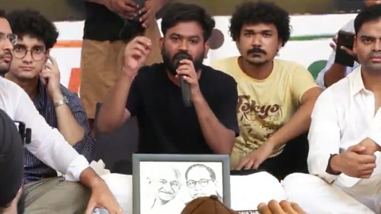 Abhijeet Dipke Announces Indefinite Hunger Strike After Sonam Wangchuk Shifted to Hospital (Videos)