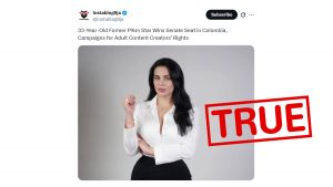 social-viral-Did Former P*rn Star Amaranta Hank Aka Deyci Alejandra Omaña Ortiz Become a Senator in Colombia? Yes, It's True