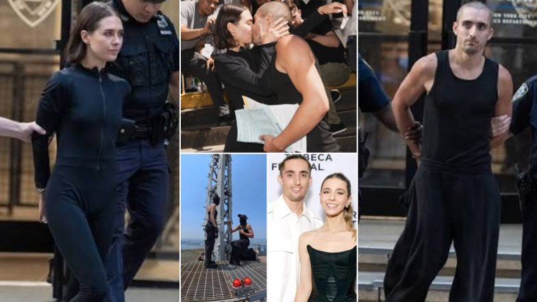 Empire State Building Proposal: Who Are Angela Nikolau and Ivan Beerkus? Viral &lsquo;Rooftopper&rsquo; Power Couple Part of Netflix Documentary &lsquo;Skywalkers: A Love Story&rsquo;