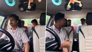 social-viral-Viral Video: Cab Driver Kicks Out Passenger for Smoking Inside Car Without Permission; Netizens React