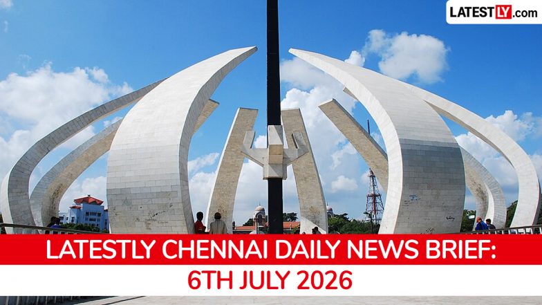 Chennai Latest News Today on July 6th, 2026: PM Modi Projects, CM Vijay, IAF Emergency Landing &amp; Market Trends