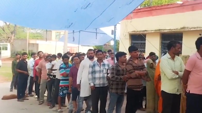 Datia Assembly By-Election 2026: Voting Underway Amid Tight Security in Madhya Pradesh, Long Queues at Several Booths (Videos)
