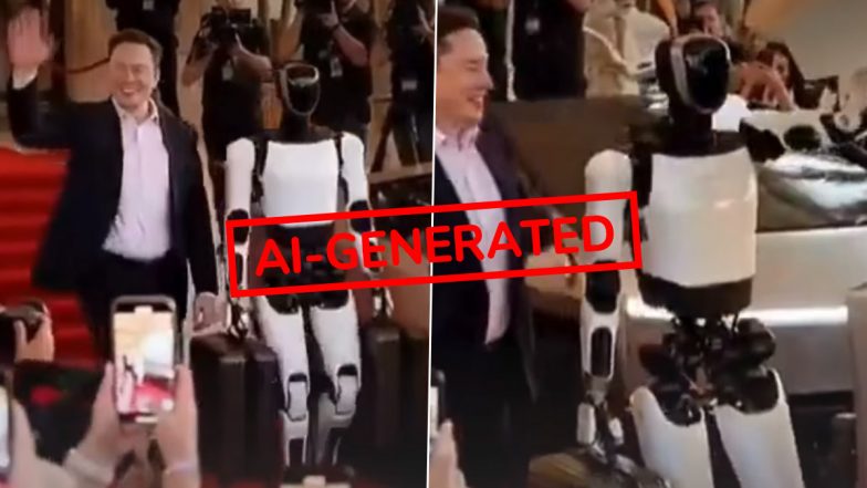 Did Elon Musk Make a Red Carpet Appearance With Tesla Optimus Robots? Fact Check Calls Claim Misleading