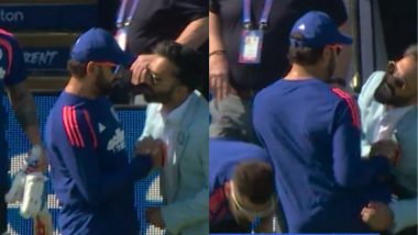 Rohit Sharma's Playful Kick to Dinesh Karthik Goes Viral (Watch Video)