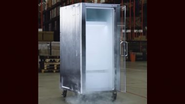 'Human Refrigerator': Japan Unveils Cooling Booth to Help Workers Beat Extreme Summer Heat (Video)