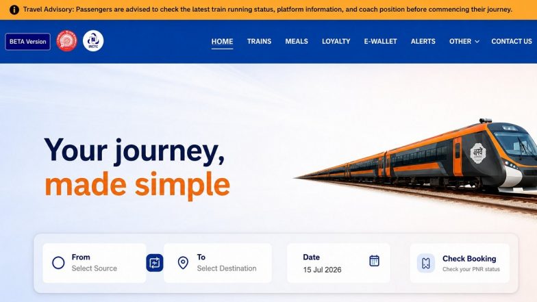 New IRCTC Website Beta Version Goes Live: Here's What's New in the Revamped Ticket Booking Portal