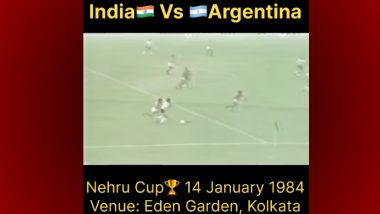 India vs Argentina 1984 Nehru Cup Footage Goes Viral, Recalling Historic Football Match