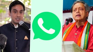 Shashi Tharoor's Classic Quip Goes Viral After Son Ishaan Calls for WhatsApp 'Boomer' Ban