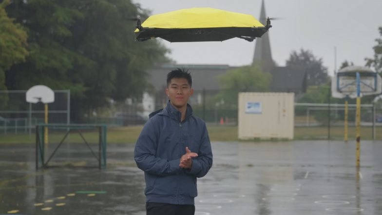 Has Canadian Engineer John Tse Developed a Flying Umbrella That Follows Him? Fact Check Reveals Claim Is True