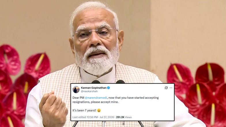 Kannan Gopinathan Asks PM Narendra Modi To Accept His Resignation, Says 'It's Been 7 Years!'