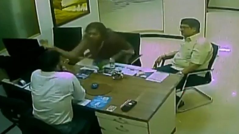 Chennai: Kayalvizhi, Granddaughter of Former Tamil Nadu CM M Karunanidhi, Booked for Slapping SBI Branch Manager (Video)