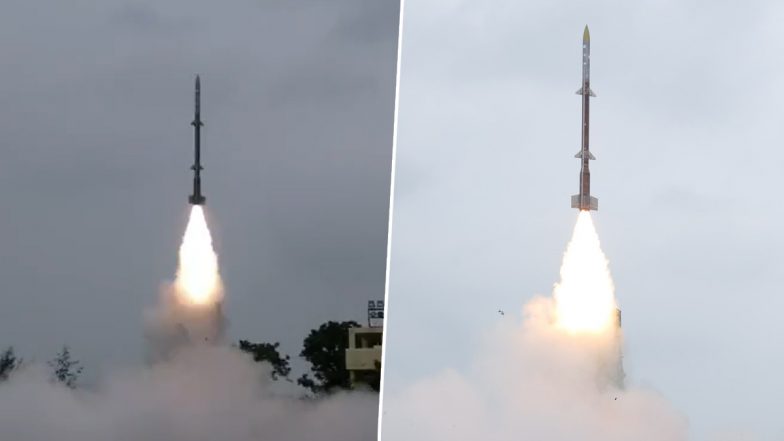 DRDO Conducts Successful Maiden Flight-Test of ‘Kusha’ Long-Range Surface-to-Air Missile (Video)