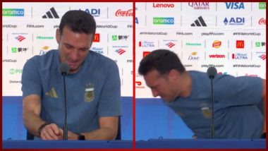 Lionel Scaloni Breaks Down in Tears, Abandons Press Conference After Argentina's World Cup 2026 Final Loss (Viral Video)