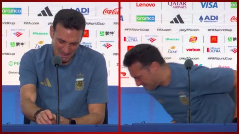 Lionel Scaloni Breaks Down in Tears, Abandons Press Conference After Argentina's World Cup 2026 Final Loss (Viral Video)