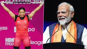 sports-PM Narendra Modi Congratulates Mirabai Chanu After Historic Gold Win at Commonwealth Games 2026