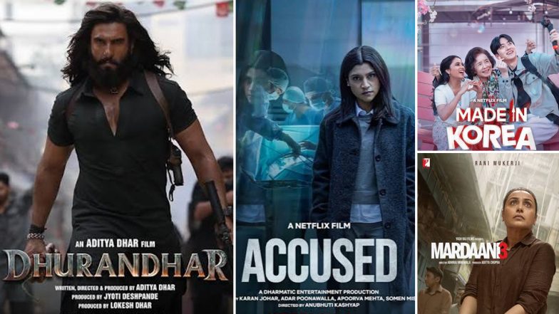 Netflix Global Top 100 Films: &lsquo;Dhurandhar&rsquo;, &lsquo;Accused&rsquo;, &lsquo;Made in Korea&rsquo; and &lsquo;Mardaani 3&rsquo; Lead India's Record-Breaking First Half of 2026