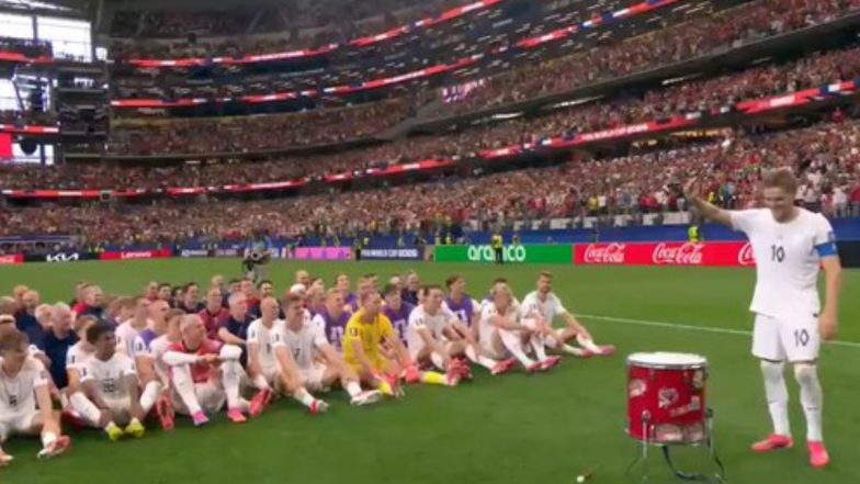 Norway Players Unleash Viking Row Celebration After Qualifying for FIFA World Cup 2026 Round of 16 (Watch Video)