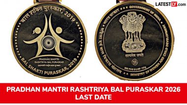 Pradhan Mantri Rashtriya Bal Puraskar 2026 Nominations Extended: What Is the Last Date To Apply Online at awards.gov.in?