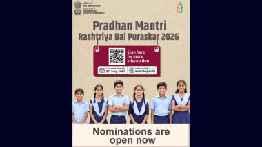 How To Apply for Pradhan Mantri Rashtriya Bal Puraskar 2026: Check Eligibility and Last Date