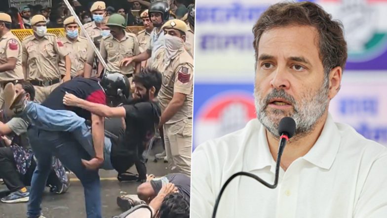 Rahul Gandhi Demands Justice for Students, Shares Video Alleging Police Brutality During NEET Protest