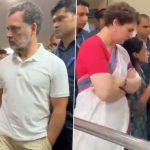 Rahul Gandhi Meets Injured Students at Delhi’s RML Hospital After Violent Protest Clashes (Video)