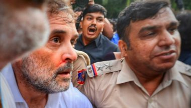 Rahul Gandhi Suffered Injury During Delhi Police Action? Viral Photo Shows Blood on Congress Leader's Face