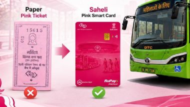 What Is Saheli Pink Smart Card? All You Need To Know As Delhi Makes Free Bus Travel for Women Fully Digital
