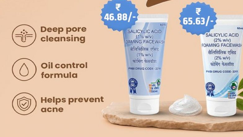 Affordable Skincare: Government Launches Budget-Friendly Salicylic Acid Face Wash; Check Prices Here