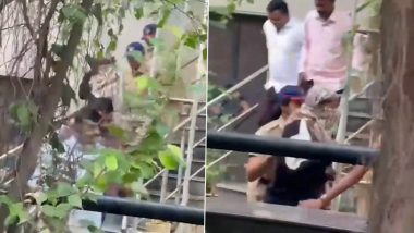 Ketan Agarwal Murder Case: Accused Siya Goyal Makes Obscene Gesture To Media During Probe (Watch Video)